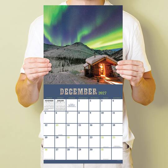 2027 Alaska Wall Calendar